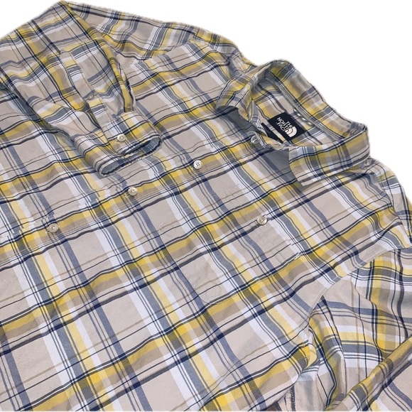 The North Face Men’s Plaid Button Down Collared Lumberjack Shirt Size XL - Picture 2 of 6